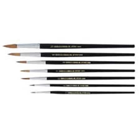 Vertex Paint Brush- Fine Camel Hair- Number 10- Aluminum Ferrules VE126825